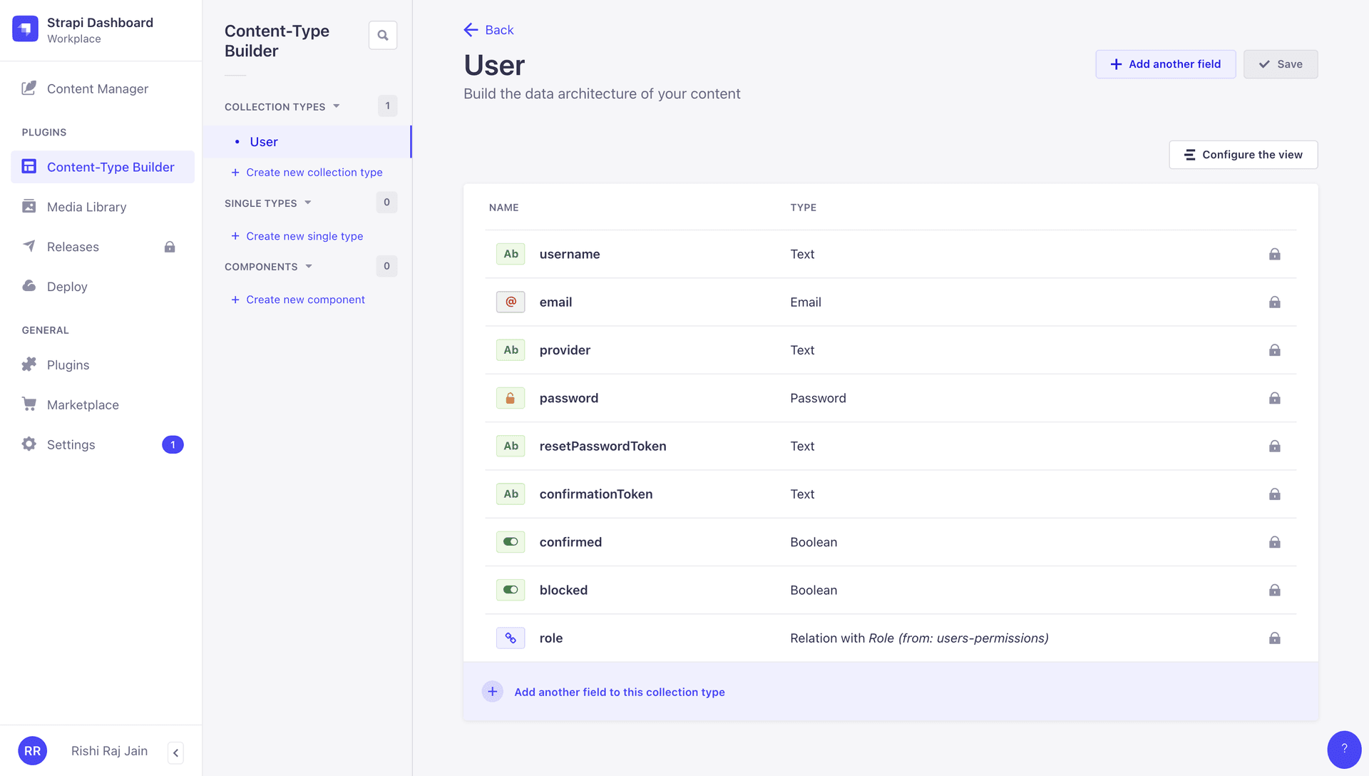 Content-Type Builder